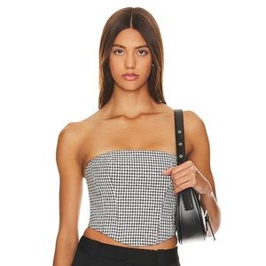 Majorelle x Revolve corset NWT